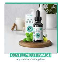 Gum Serum ingredients: Tea Tree, Peppermint, Spearmint