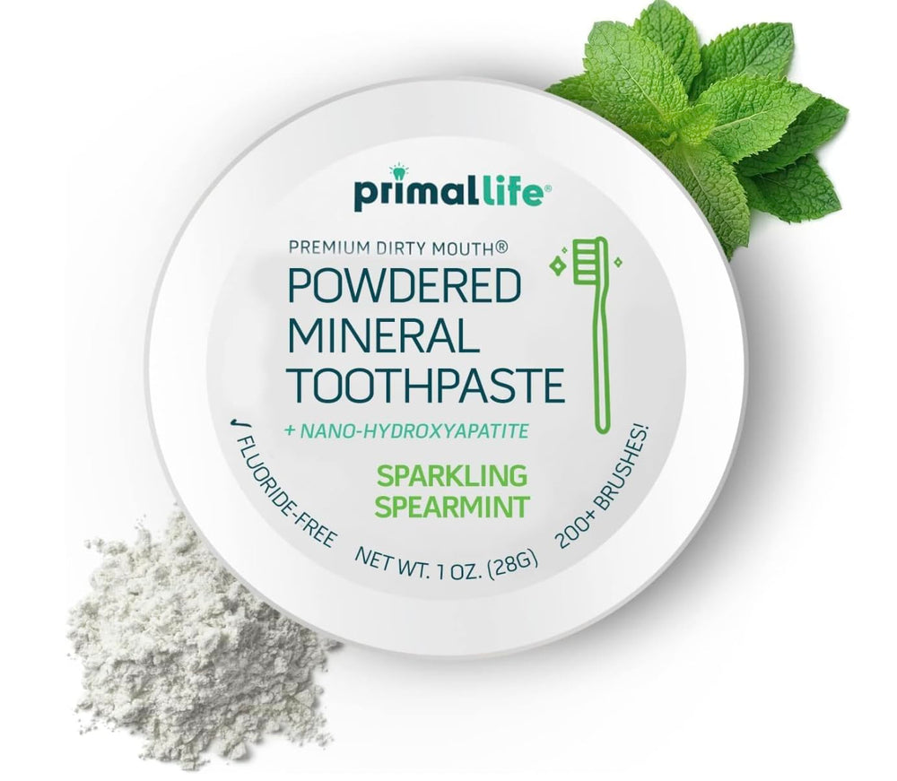 Dirty Mouth Toothpowder Spearmint 1 oz packaging
