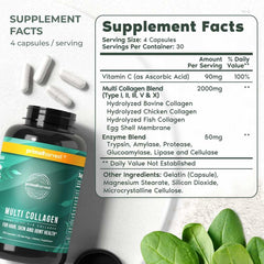Primal Harvest capsules closeup for convenient daily use supporting skin and joints.
