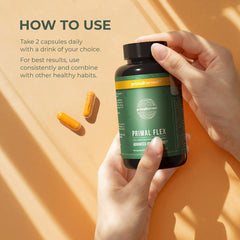 Close-up of Primal Flex capsules