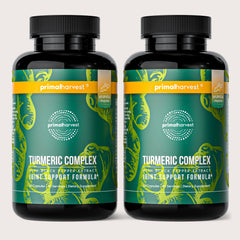 Front view of Primal Harvest Turmeric Complex 2-Pack
