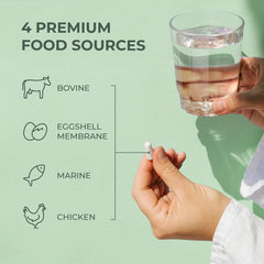 Vitamin C support for collagen absorption