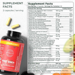Primal Harvest Women's Multivitamin bottle showing skin glow benefits
