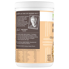 Dairy-free, keto-friendly collagen fuel drink mix serving