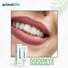 Spearmint flavor and organic essential oils in toothpaste