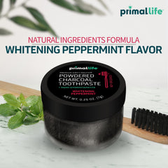 Peppermint essential oils with white powder texture