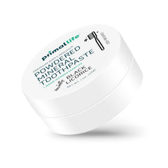 Primal Life Organics Dirty Mouth Toothpowder packaging and bottle.