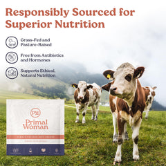 Primal Woman packaging highlights heart and liver support benefits
