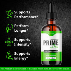 Prime Drops for Men liquid dropper format for easy daily use