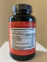 Graphic of AlphaSize and ingredients on packaging