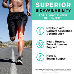 Vegan-friendly and gluten-free calcium supplement packaging