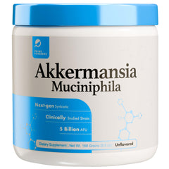 Prime Powders Akkermansia Powder container front label