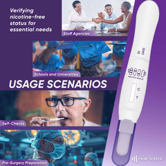 Individual test device with instruction leaflet