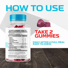 Close-up of Primevigor XL Gummies label
