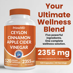 PrimeMD capsules closeup showing texture and quality for daily use.