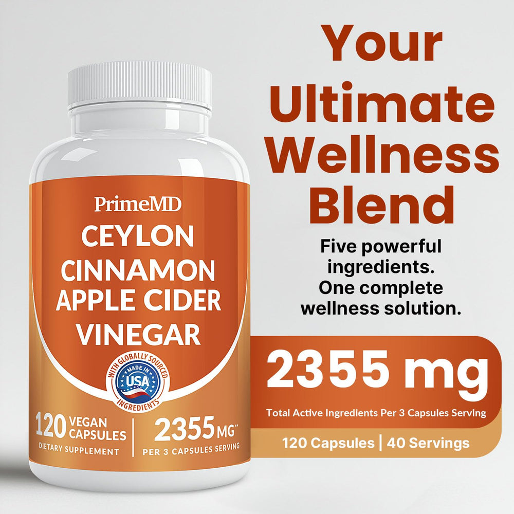 PrimeMD close-up of powdered Ceylon cinnamon and turmeric for purity