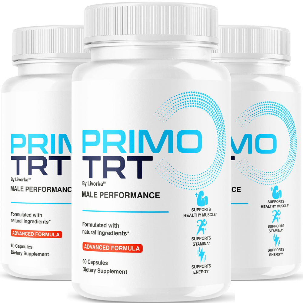 Primo TRT Pills bottle label