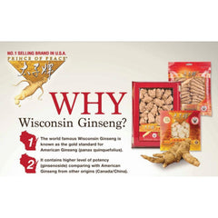 Wisconsin-grown ginseng roots close-up