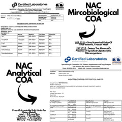 PRISTINE NAC 60-day supply packaging