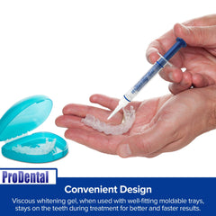 Illustration showing enamel-safe whitening formula for sensitive teeth
