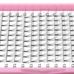 PRO LASHBEAUTY short-stem fans for easy application and balanced look