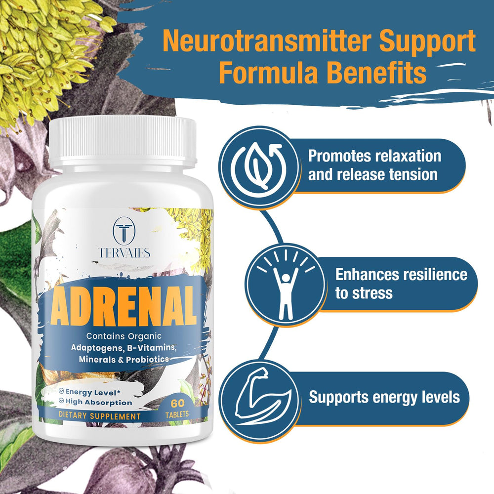 Probiotic blend for gut health in adrenal support formula