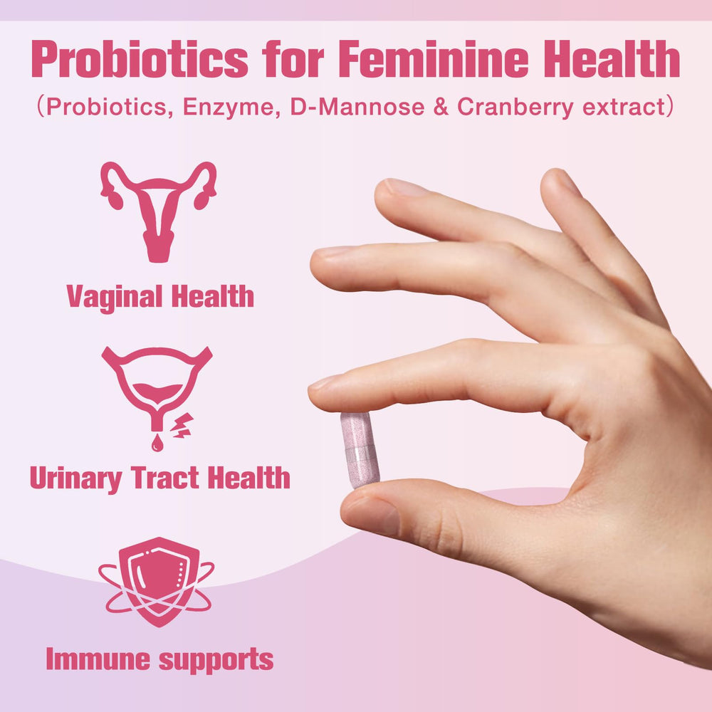 Targeted feminine health probiotic blend with 15 strains
