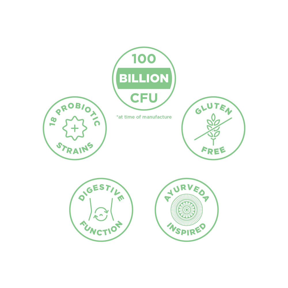 Gluten-free, soy-free probiotic bottle