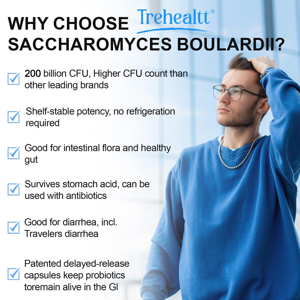 Digestive and immune health benefits of Saccharomyces boulardii probiotic