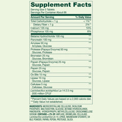 Side view of the bottle showing label and count