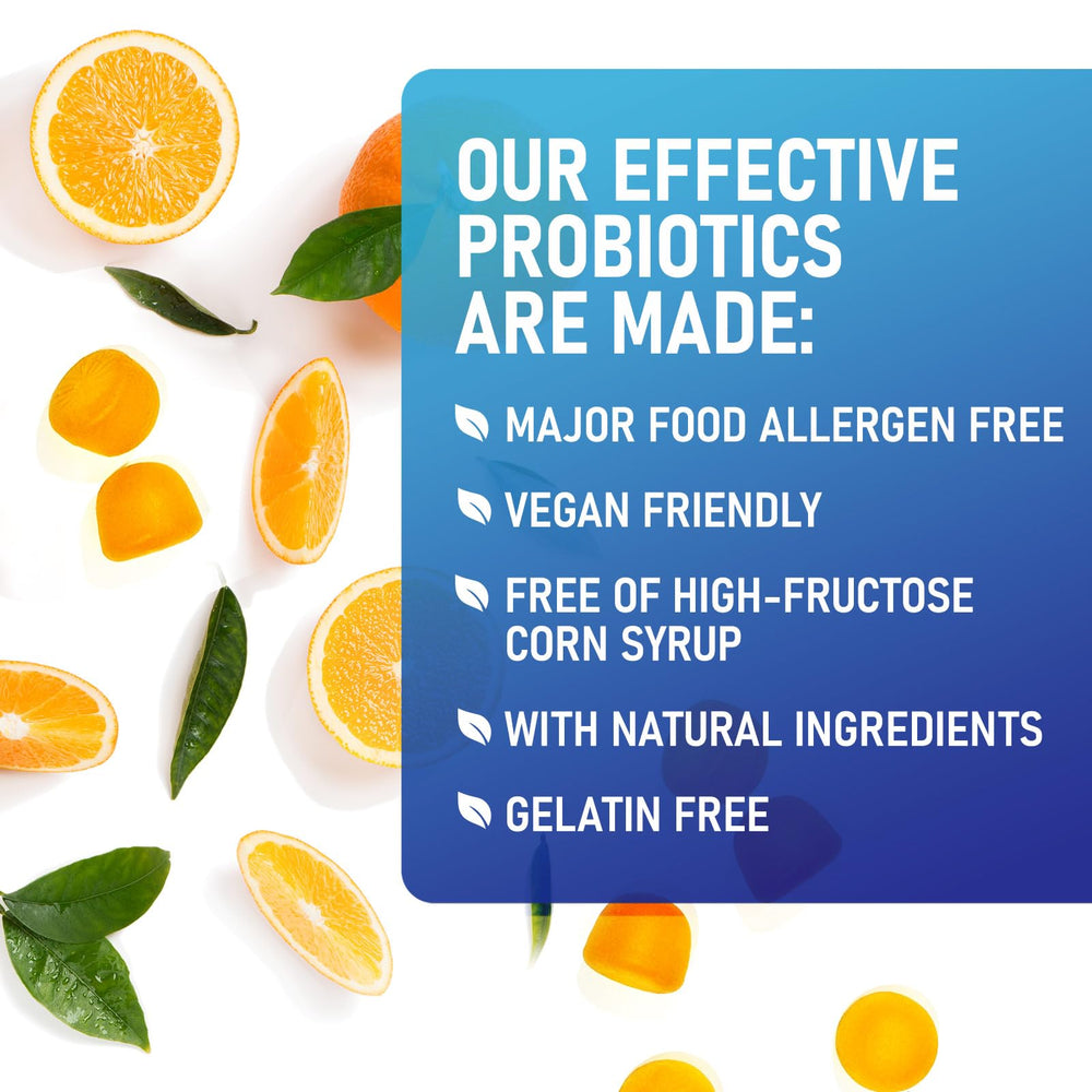 Label highlights digestive health and immune support