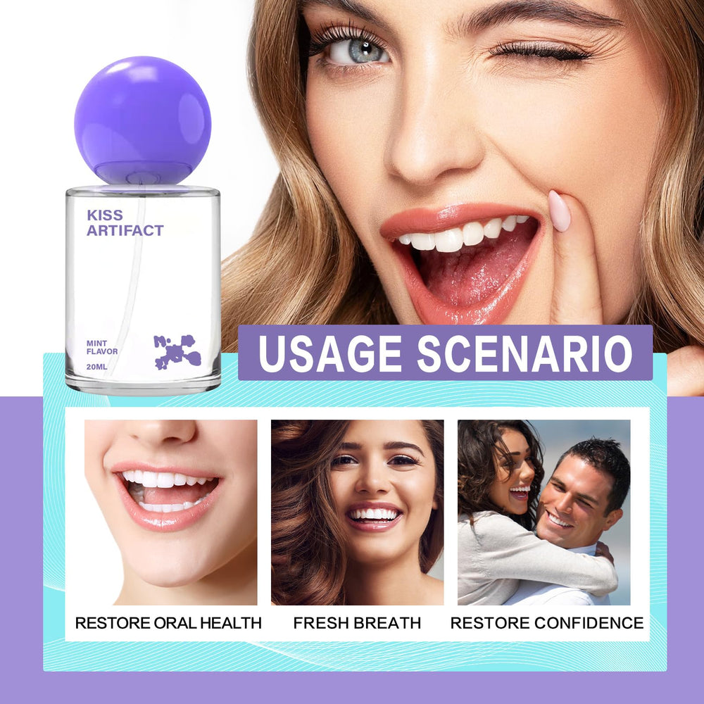 On-the-go freshness with probiotic oral spray