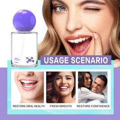 Direct spray into mouth for instant freshness