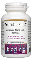 Bottle of Probiotic Pro 12 60 VegiCaps showing label
