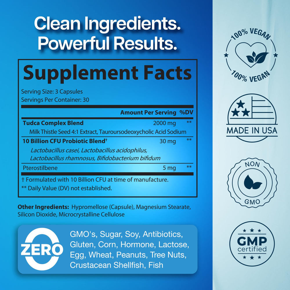 Probiotic strains and 10 billion CFU highlighted on packaging