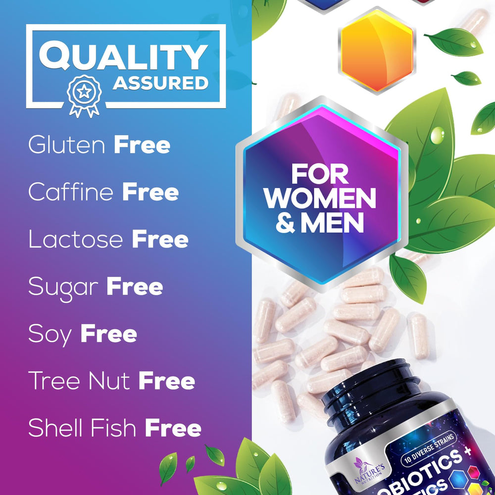 Product packaging featuring Probiotics 100 Billion CFU