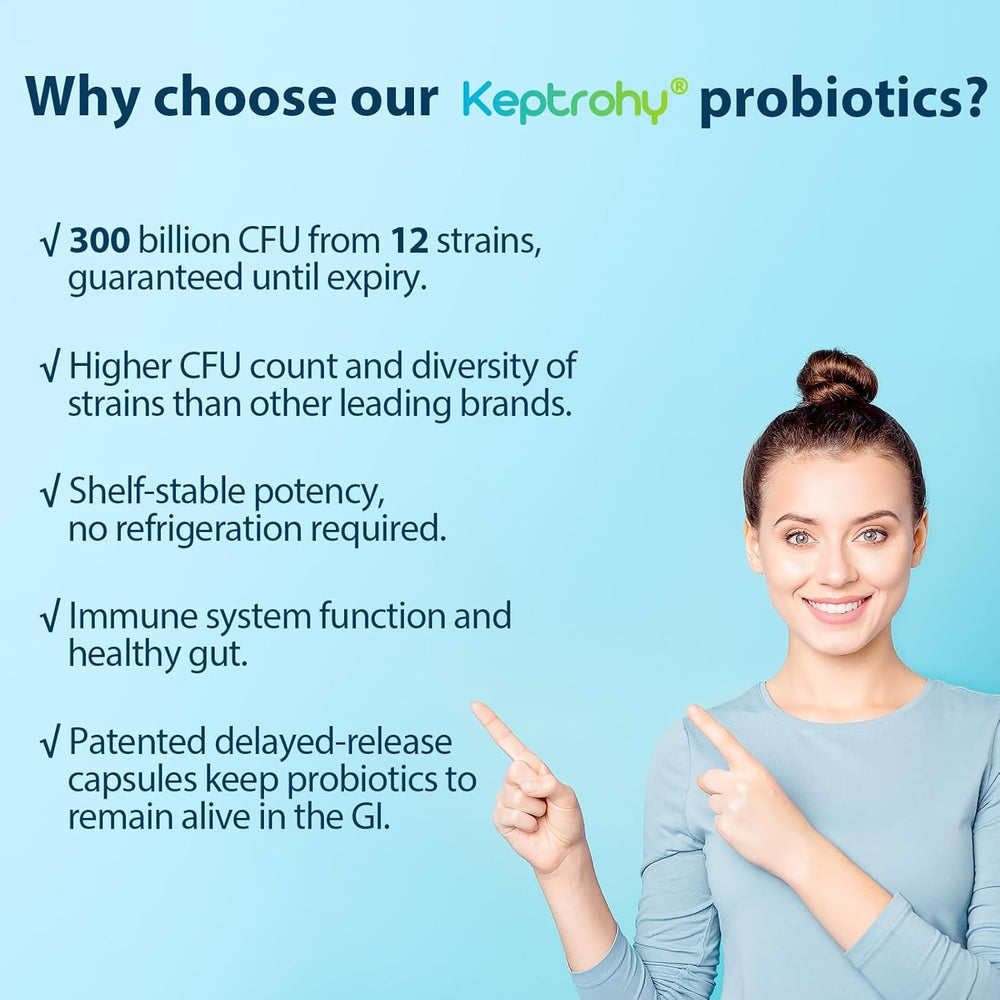 Close-up of Lactobacillus and Bifidobacterium strains