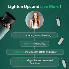 Graphic illustrating gut health with xylooligosaccharides
