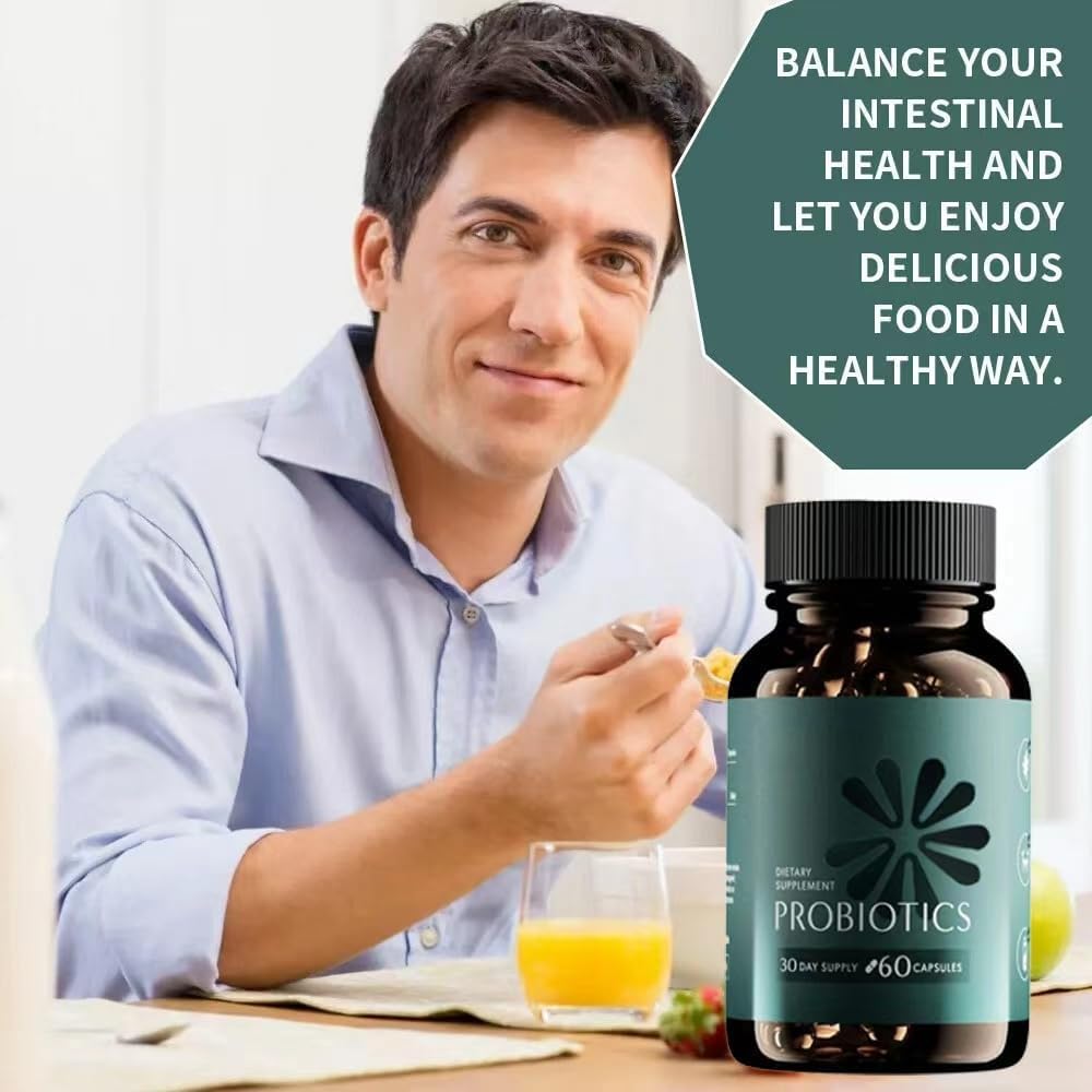Illustration of 3-in-1 probiotic, prebiotic, and postbiotic blend