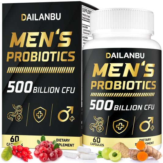 Front view of Probiotics for Men bottle