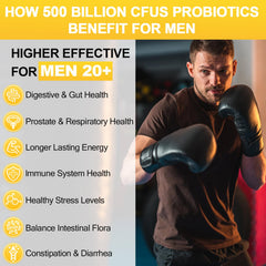 15-in-1 organic fiber formula probiotic for men