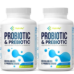 Daily probiotic capsules for digestive health and bloating relief
