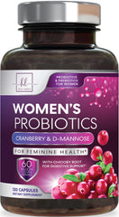 Bottle of Probiotics for Women with 60 Billion CFU and 16 strains