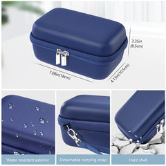 ProCase travel case stores wash salt packets with accessories in one compact unit.