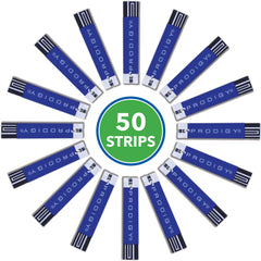PRODIGY test strips beside compatible meters highlighting easy integration.