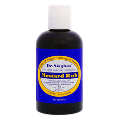 Product packaging for Dr. Singha's Mustard Rub