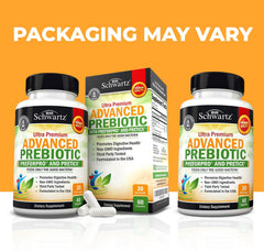 Professional grade gut health supplement bottle
