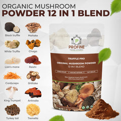 New Zealand-grown mushroom powder being processed for extraction