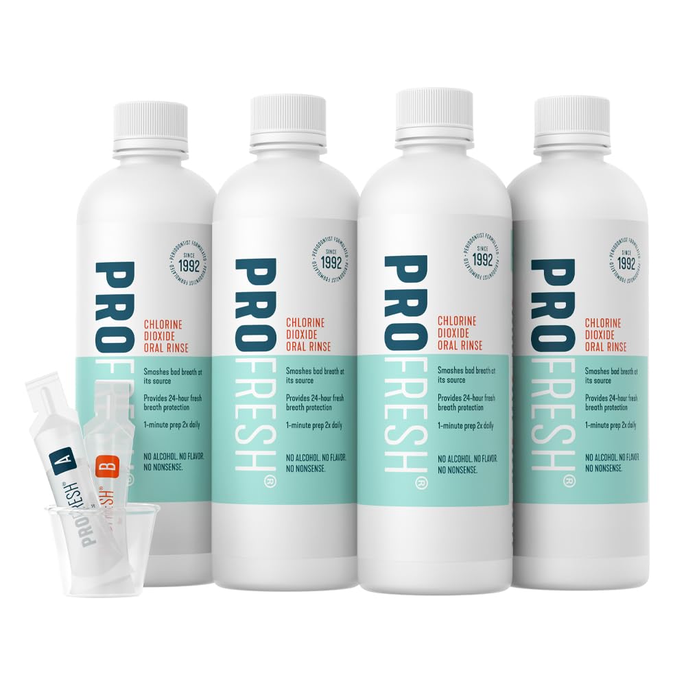 ProFresh Oral Rinse bottle 16.9 oz, pack of 4
