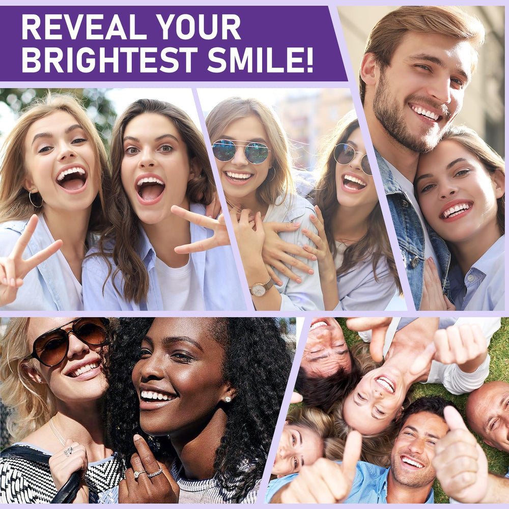 Progressive brightening result with enamel-friendly formula